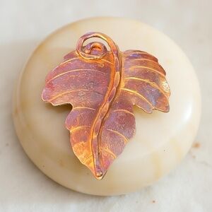 Patricia Healey Simply Classic Copper Maple Leaf Pendant(s)